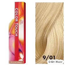 Wella Color Touch 9/01 Very Light Blonde/Natural Ash 2oz.