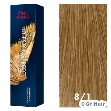 Wella Koleston Perfect Rich Naturals 8/1 Light Blonde/Ash 2oz.