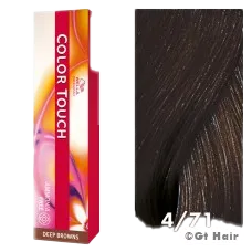 Wella Color Touch 4/71 Medium/Ash Brown 2oz.