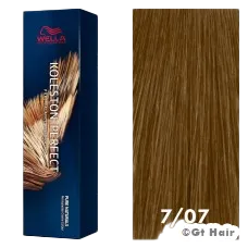 Wella Koleston Perfect Pure Naturals 7/07 Medium Blonde/Natural Brown 2oz.