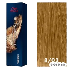 Wella Koleston Perfect Pure Naturals 8/03 Light Blonde/Natural Brown 2oz.