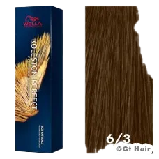 Wella Koleston Perfect Rich Naturals 6/3 Dark Blonde/Gold 2oz.