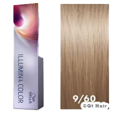 Wella Illumina Color 9/60 Very Light Blonde/Violet Natural 2oz.