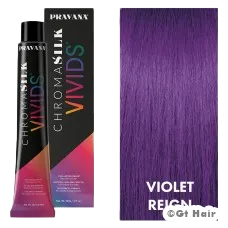 Pravana ChromaSilk Vivids Everlasting Violet Reign 3oz .