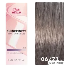 Wella Shinefinity 06/71 Dark Blonde Brown Ash 2.3oz.