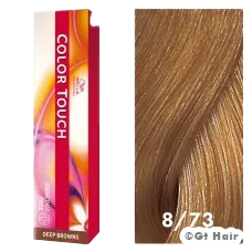 Wella Color Touch 8/73 Light Blonde/Brown Gold 2oz .