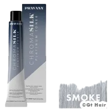 Pravana ChromaSilk Platinum Toner Smoke 3oz Bottle .