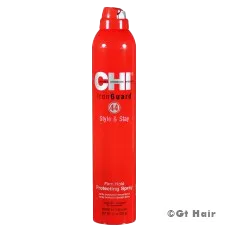 The CHI 44 Style & Stay Firm Protecting Spray is a 10oz spray.