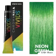 Pravana Chromasilk Vivids Neon Green 3oz .