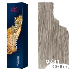 Wella Koleston Perfect Rich Naturals 9/81 Very Light Blonde/Pearl Ash 2oz.