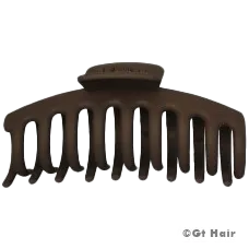 The Allure Claw Clip in Large Brown.