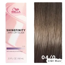 Wella Shinefinity 04/0 Natural Espresso 2oz.