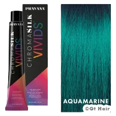 Pravana ChromaSilk Vivids Crystals Aquamarine 3oz.