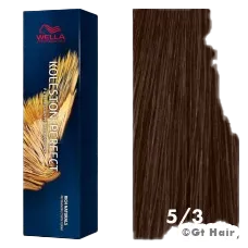 Wella Koleston Perfect Rich Naturals 5/3 Light Brown/Gold 2oz.