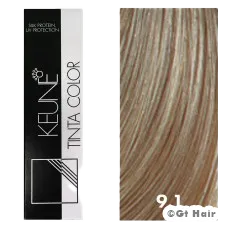 Keune Tinta Color 9.1 Very Light Ash Blonde 2oz.