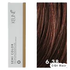 Keune Semi Color 6.38 Mocha Blonde 2oz Dark Golden .