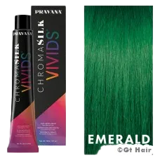 Pravana ChromaSilk Vivids Emerald 3oz.