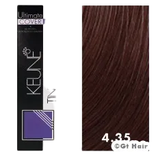 4.35 Medium Golden Mahogany Brown 2oz Keune Tinta Color.
