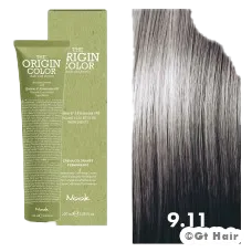 Nook The Origin Color 9.11 Intense Ash 3oz with a Very Light Blonde Accent.