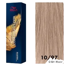 Wella Koleston Perfect Rich Naturals 10/97 Lightest Blonde/Cendre Brown 2oz.