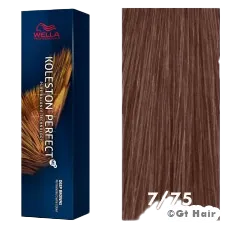 Wella Koleston Perfect Deep Browns 7/75 Medium Blonde/Brown Red-Violet 2oz.