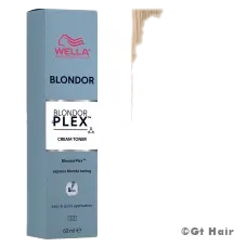 Pale Silver 2oz version of Wella Blondorplex Cream Toner /81.