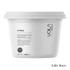 Voila Technics' D-Free Bleach in 34oz is a must-have.