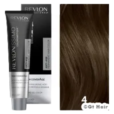 2oz. of Revlon Revlonissimo High Coverage 4 Medium Brown.