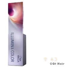 Wella Illumina Color 9/43 Very Light Blonde/Red Gold 2oz