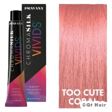 Pravana ChromaSilk Vivids Pastel Too Cute Coral 3oz