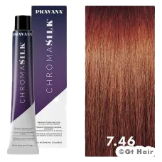 Pravana ChromaSilk 7.46/7Cr Copper Red Blonde 3oz
