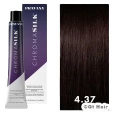 Pravana ChromaSilk 4.37/4GV Golden Violet Brown 3oz