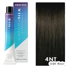 Pravana ChromaSilk HydraGloss Demi 4Nt Neutral Brown 3oz