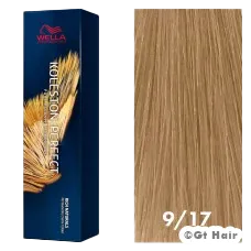 Wella Koleston Perfect Rich Naturals 9/17 Very Light Blonde/Ash Brown 2oz