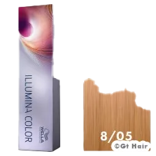 Wella Illumina Color 8/05 Light Blonde/Natural Red Violet 2oz