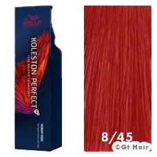 Wella Koleston Perfect Vibrant Reds 8/45 Light Blonde Red Red-Violet 2oz