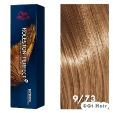 Wella Koleston Perfect Deep Browns 9/73 Very Light Blonde/Brown Gold 2oz
