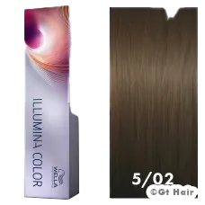 Wella Illumina Color 5/02 Light Brown/Natural Matte 2oz