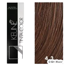 Keune Tinta Color 4.3 Medium Golden Brown 2oz
