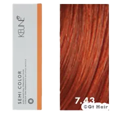 Keune Semi Color 7.43 Medium Copper Golden Blonde 2oz
