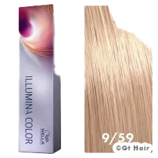 Wella Illumina Color 9/59 Very Light Blonde/Mahogany Cendre 2oz