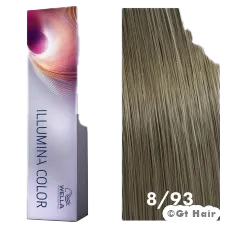 Wella Illumina Color 8/93 Light Blonde/Cendre Gold 2oz