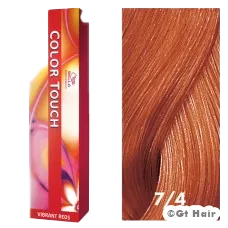 Wella Color Touch 7/4 Medium Blonde/Red 2oz