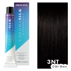 Pravana ChromaSilk HydraGloss Demi 3Nt Dark Neutral Brown 3oz
