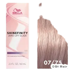 Wella Shinefinity 07/75 Medium Blonde Brown Mahogany 2.3oz
