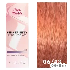 Wella Shinefinity 06/43 Dark Blonde Red Gold 2.3oz