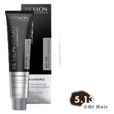 Revlon Revlonissimo High Coverage 5.13 Light Ash Golden Brown 2oz