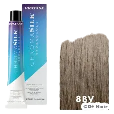 Pravana ChromaSilk HydraGloss Demi 8Bv Light Beige Blonde 3oz