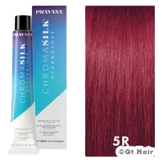 Pravana ChromaSilk HydraGloss Demi 5R Light Red Brown 3oz