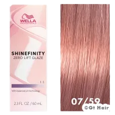 Wella Shinefinity 07/59 Medium Blonde Mahogany Cendre 2.3oz
